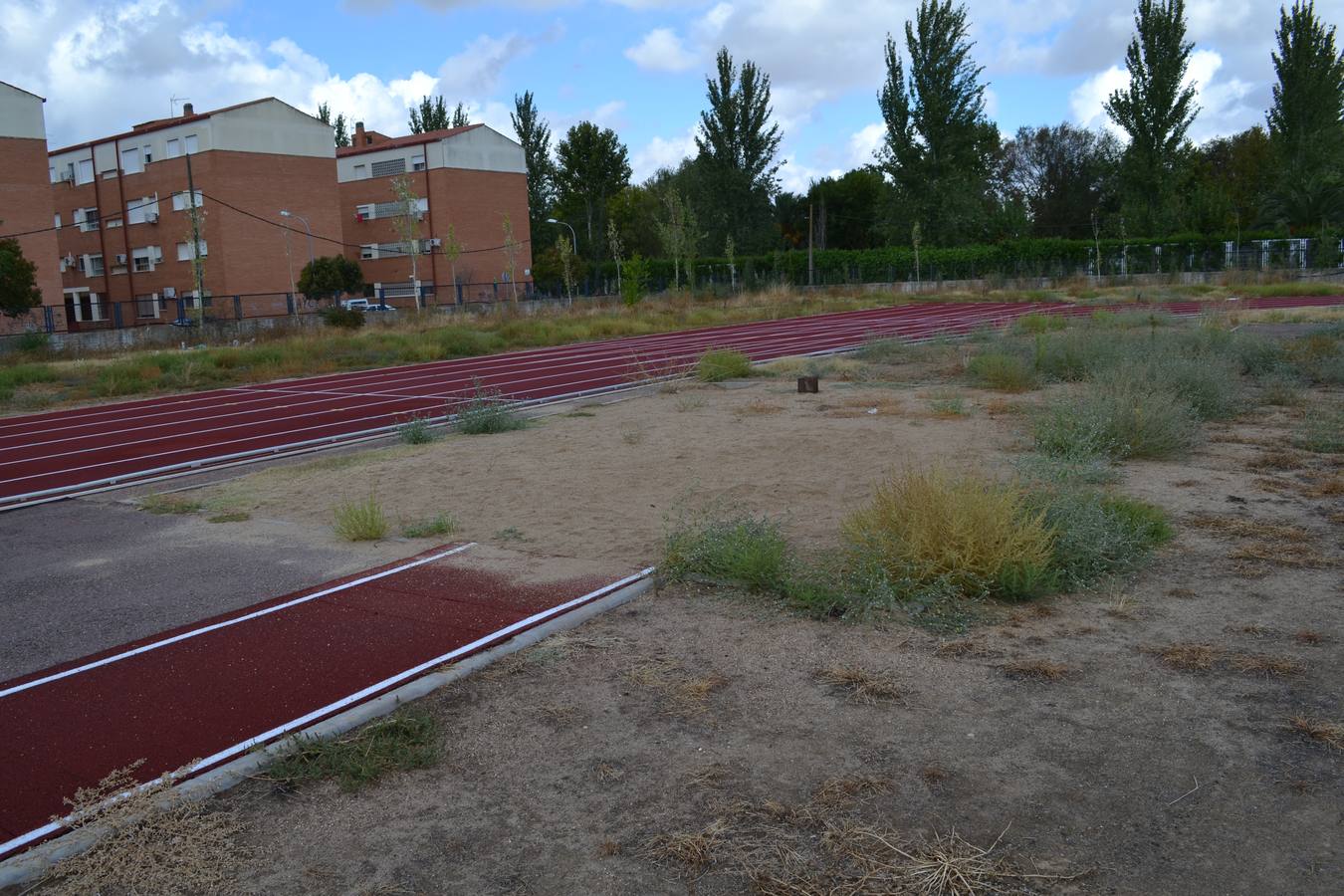 Estado de las instalaciones del Club de Atletismo de Montijo