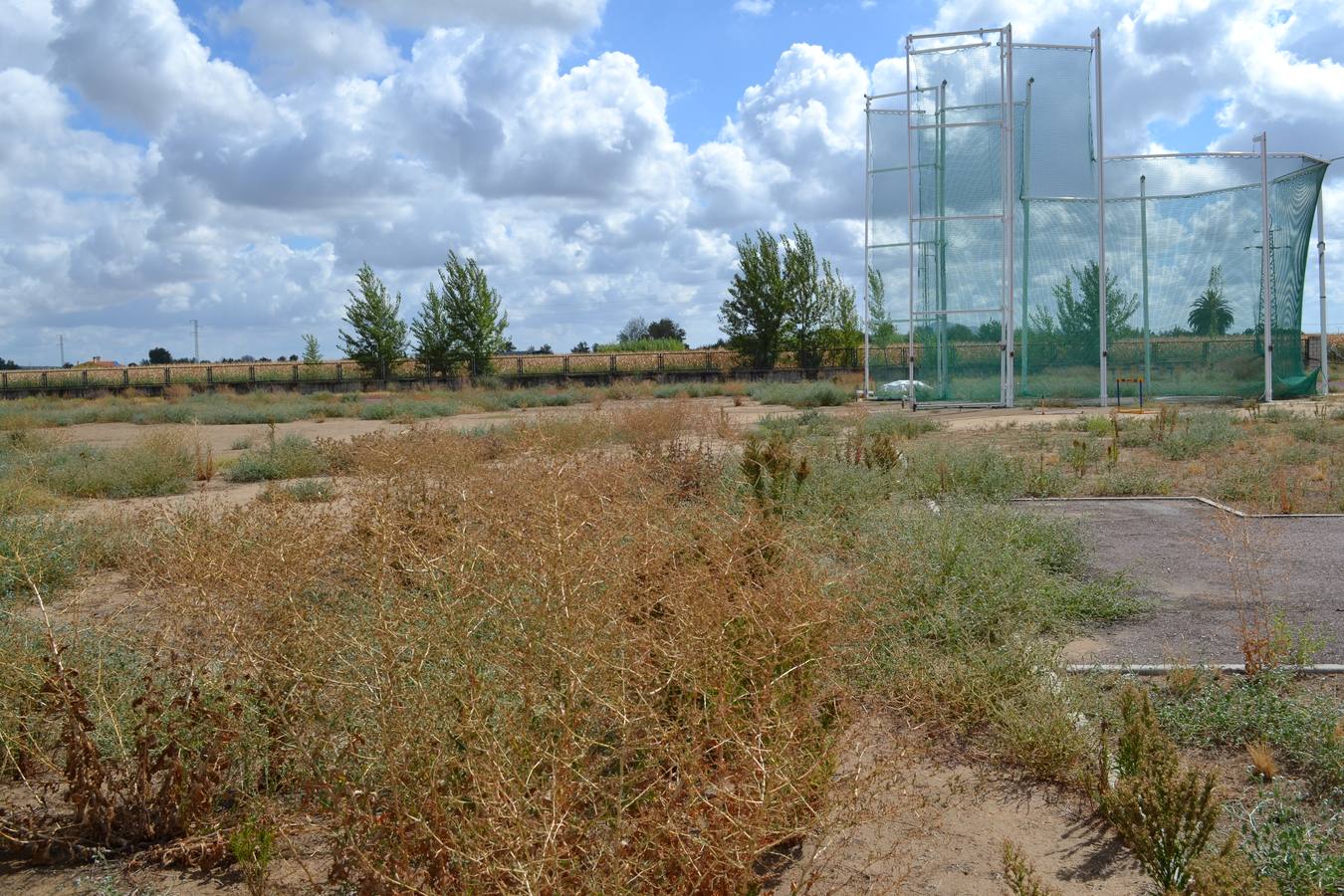 Estado de las instalaciones del Club de Atletismo de Montijo