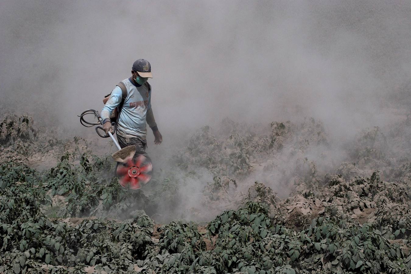 Erupción del volcán Sinabung