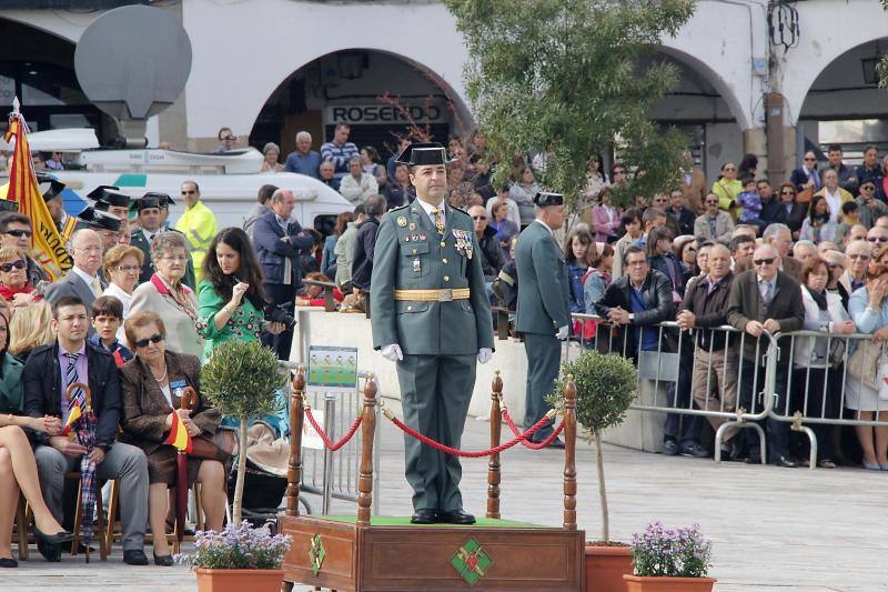 3.000 personas en el primer acto de la Guardia Civil en la Plaza Mayor