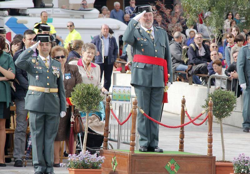 3.000 personas en el primer acto de la Guardia Civil en la Plaza Mayor