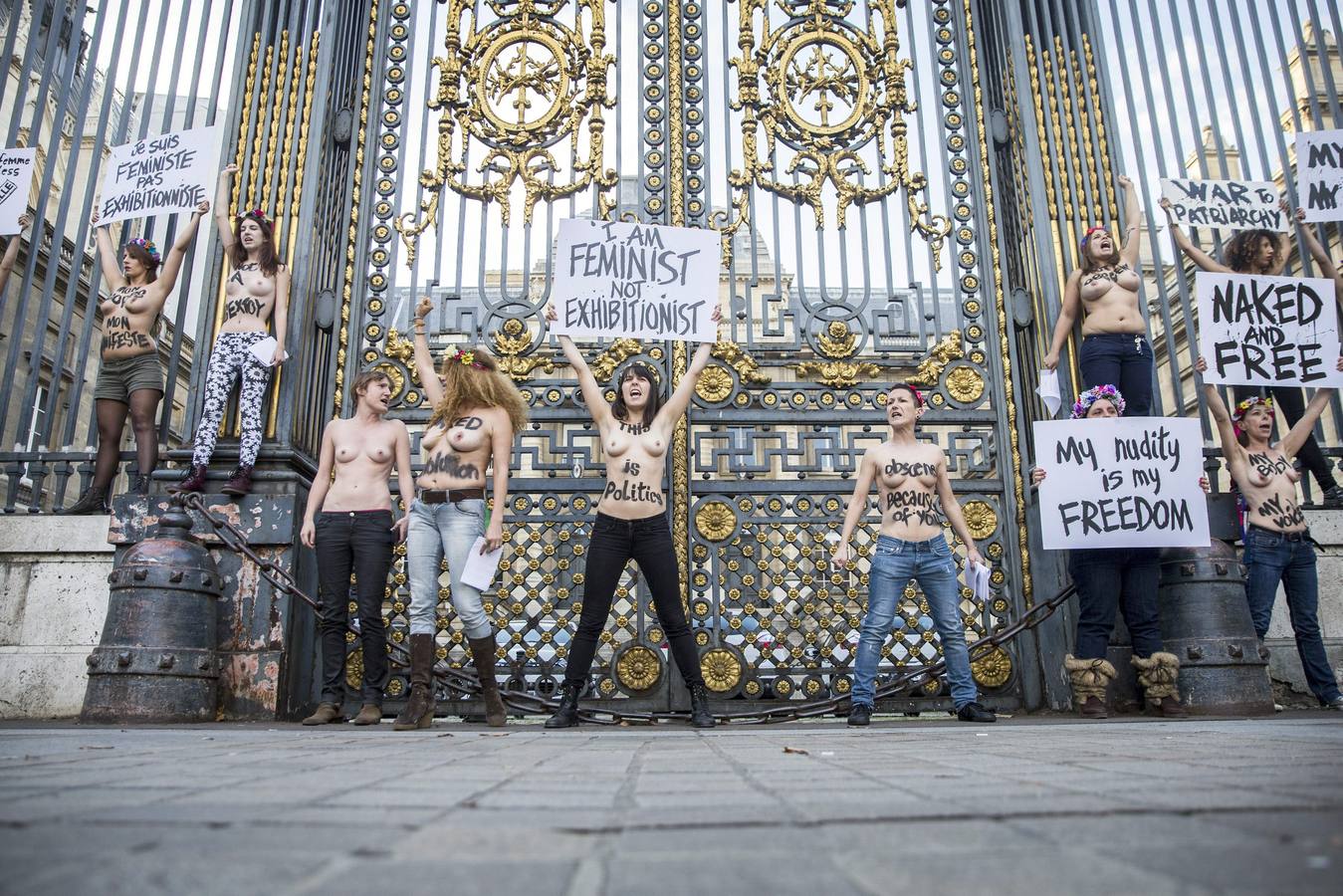 Protesta de Femen en París