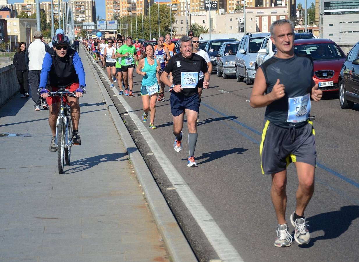 (II) Durante el recorrido de la Media Maratón Elvas-Badajoz