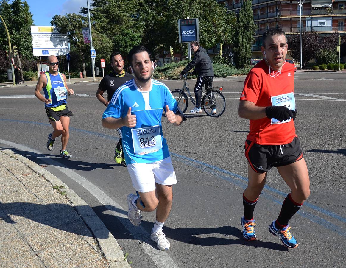 (II) Durante el recorrido de la Media Maratón Elvas-Badajoz