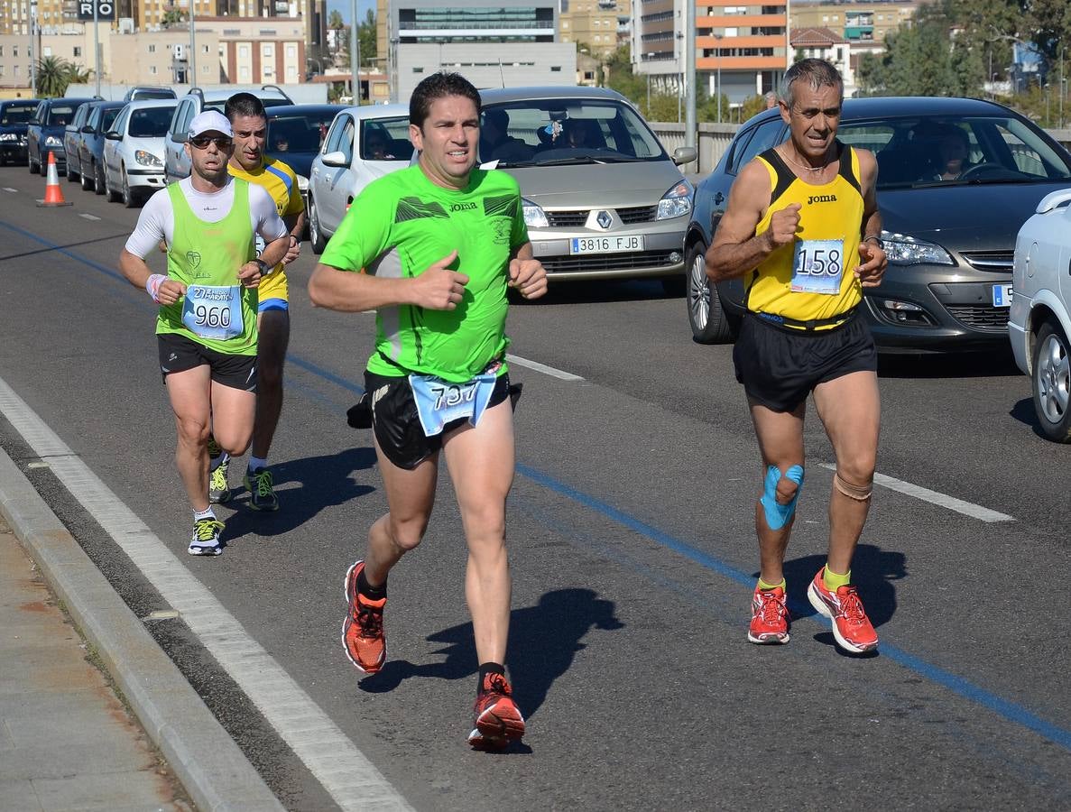 (II) Durante el recorrido de la Media Maratón Elvas-Badajoz