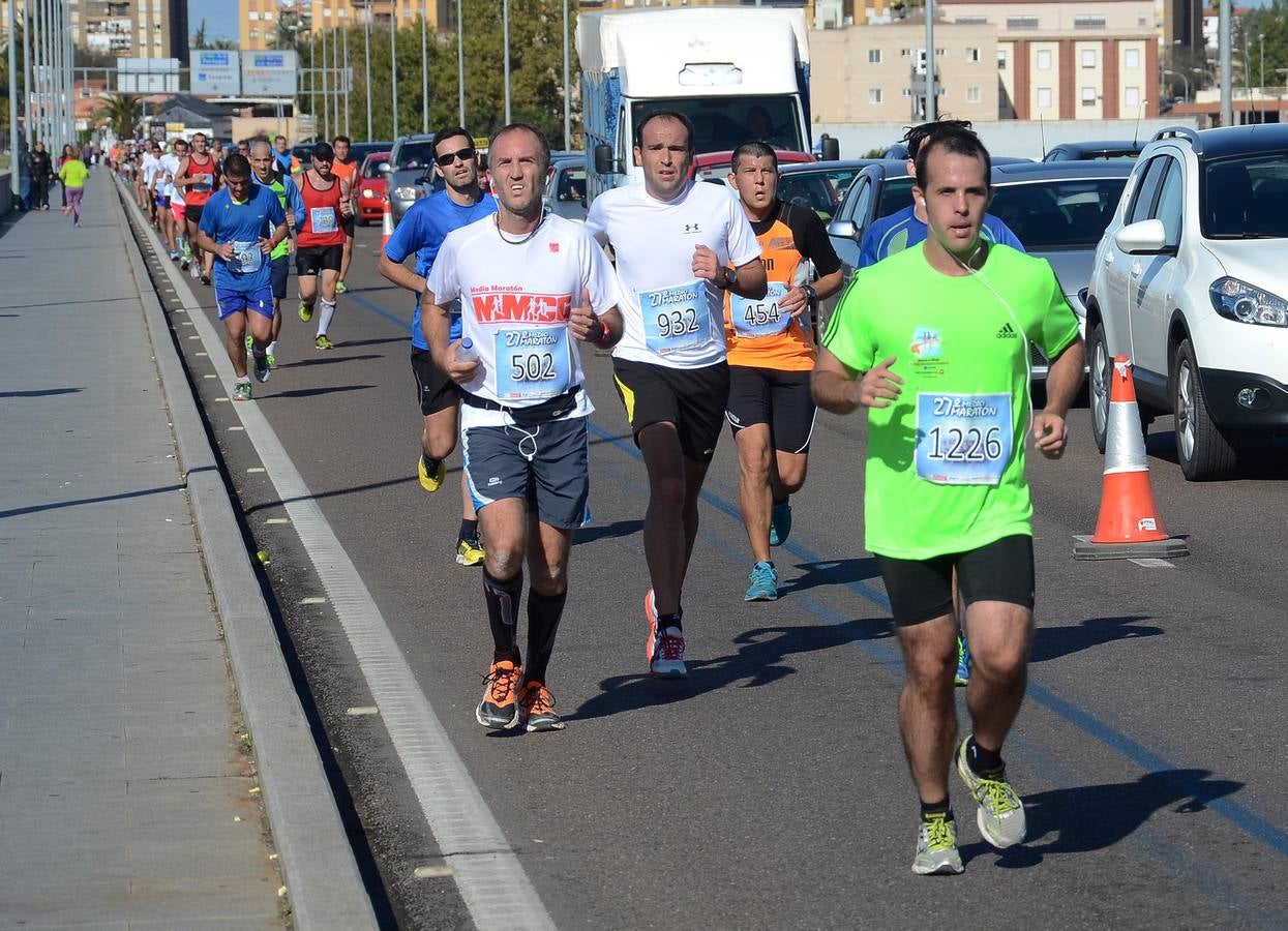 (II) Durante el recorrido de la Media Maratón Elvas-Badajoz