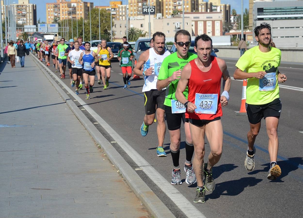 (II) Durante el recorrido de la Media Maratón Elvas-Badajoz