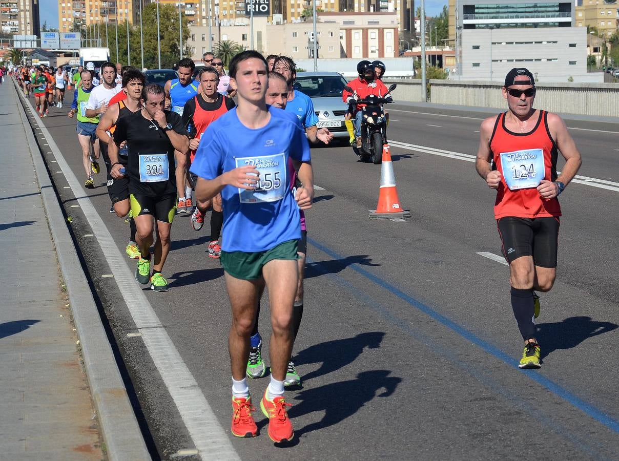 (II) Durante el recorrido de la Media Maratón Elvas-Badajoz