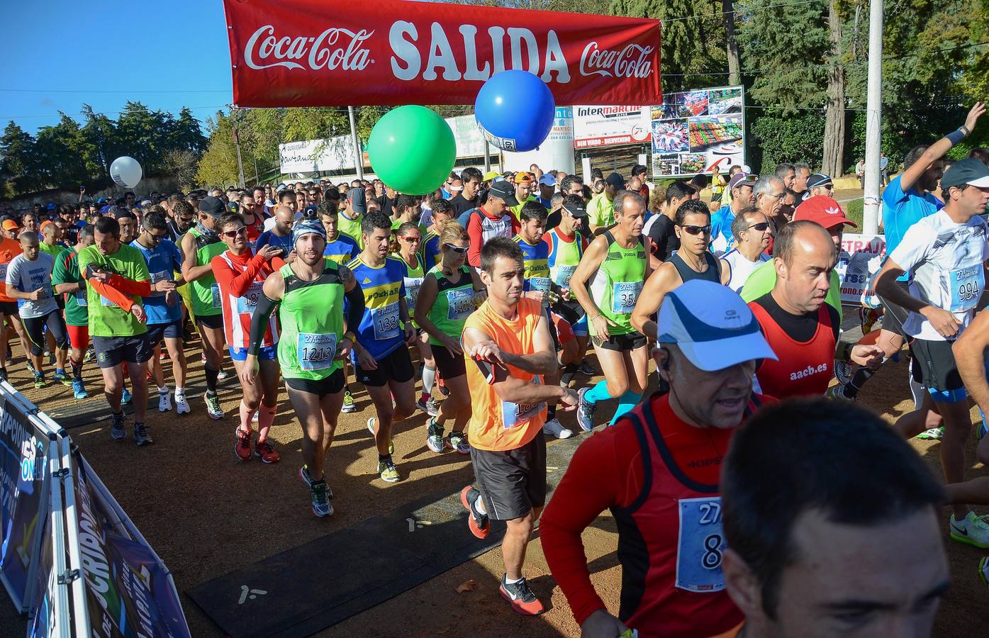 Salida de la Media Maratón Elvas-Badajoz