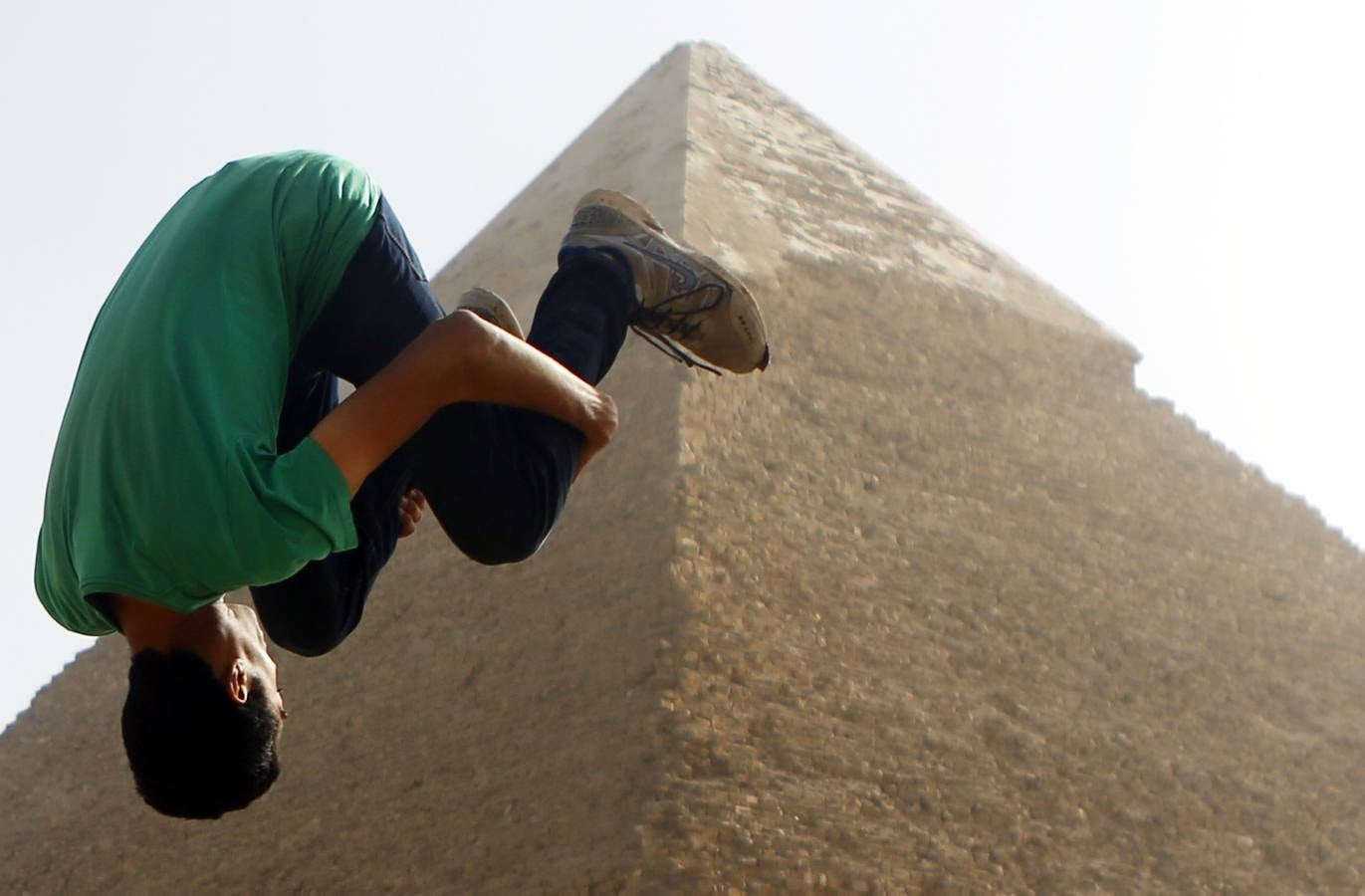 Parkour en las Pirámides de Egipto