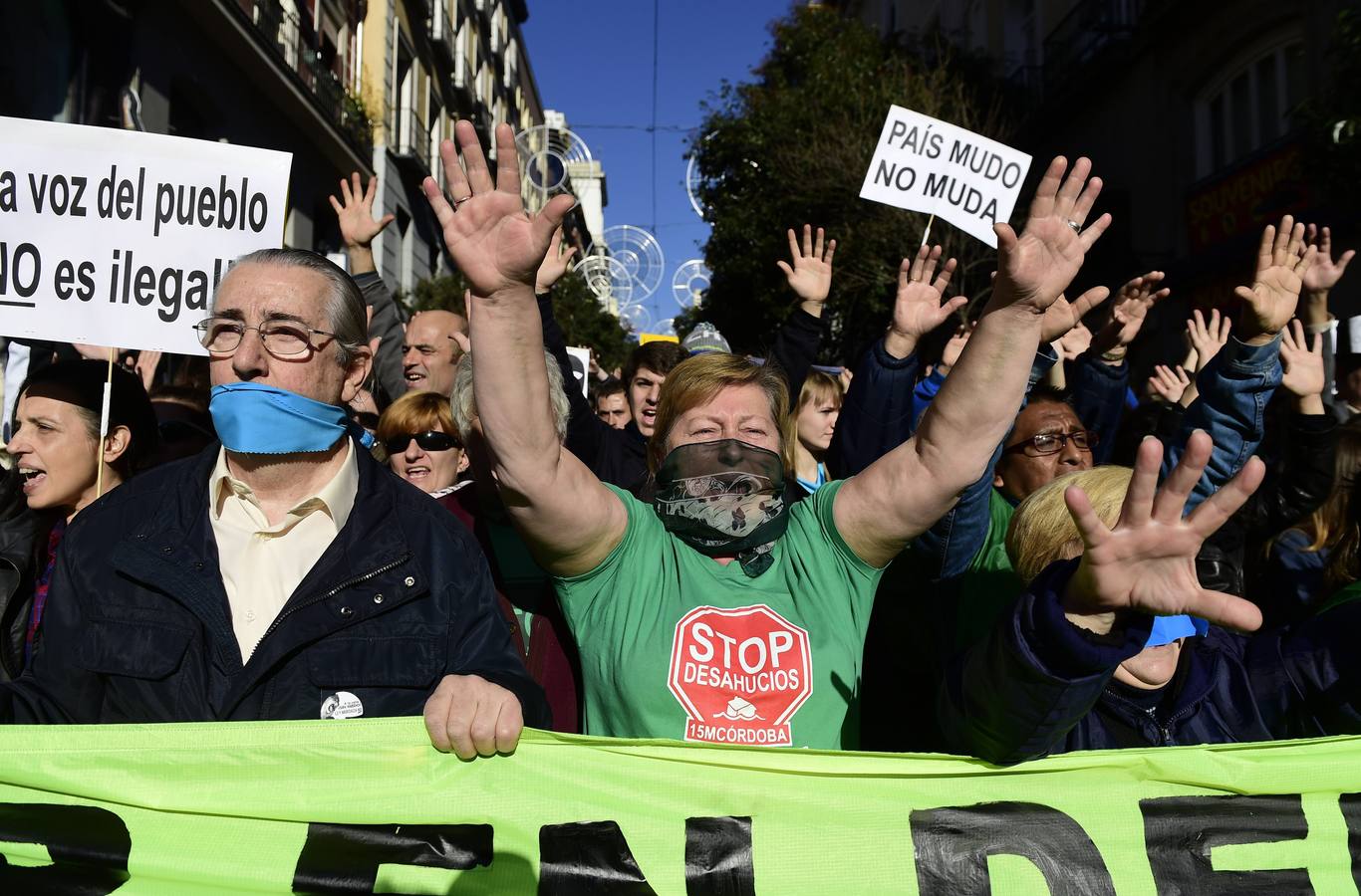 «¡No nos callarán!»