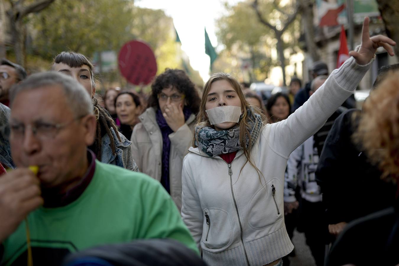 «¡No nos callarán!»