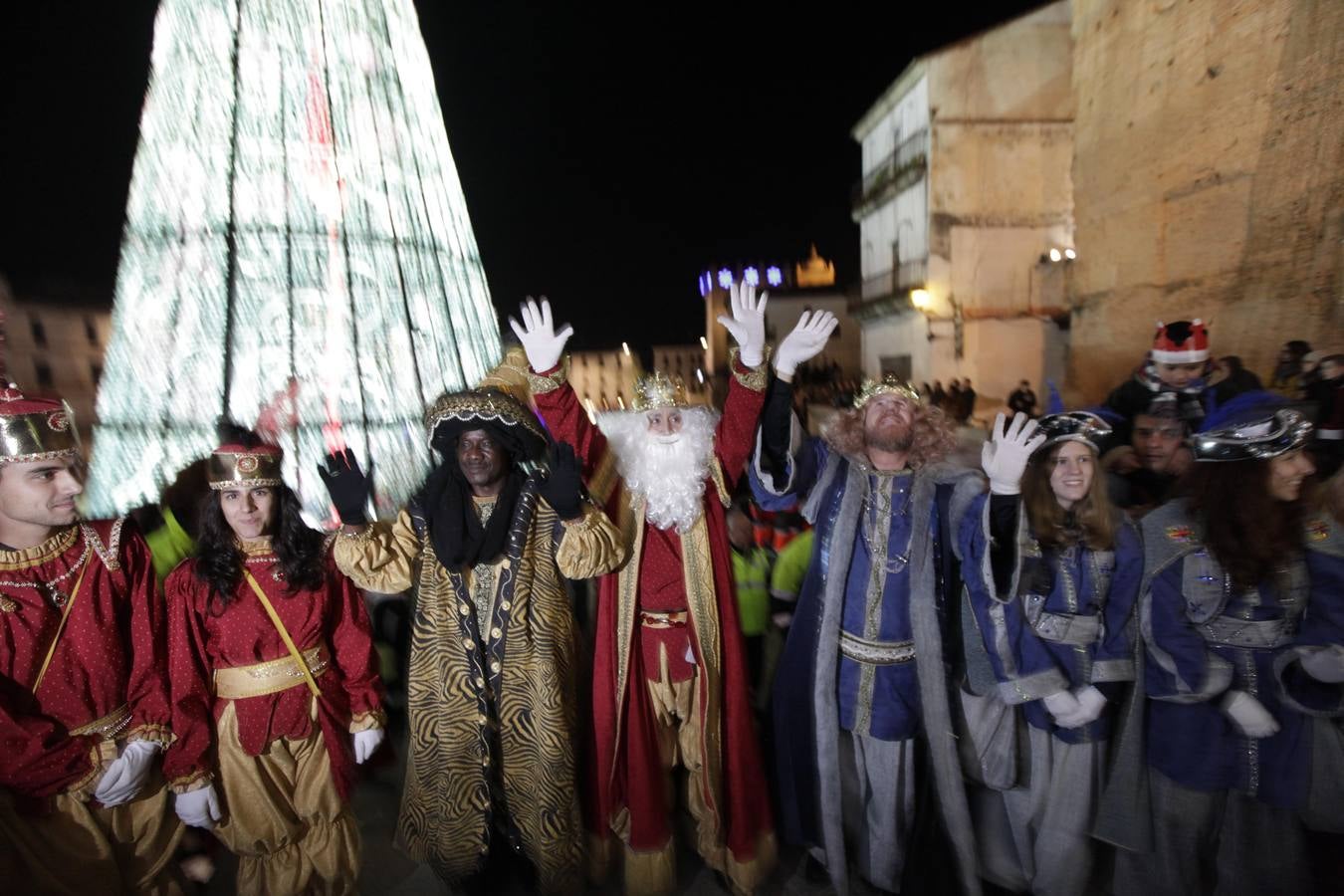 Los Reyes Magos recorren Cáceres y Plasencia