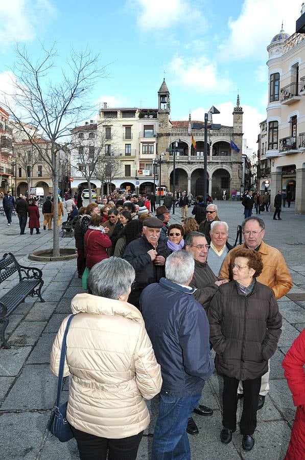 Plasencia celebra el día de San Fulgencio con migas en la Plaza Mayor