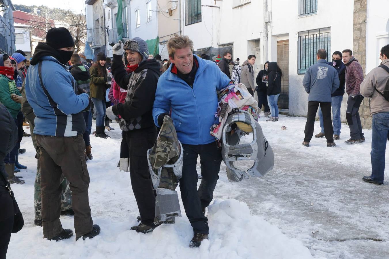 Piornal estrena a &quot;nabazo limpio&quot; la declaración nacional de Jarramplas