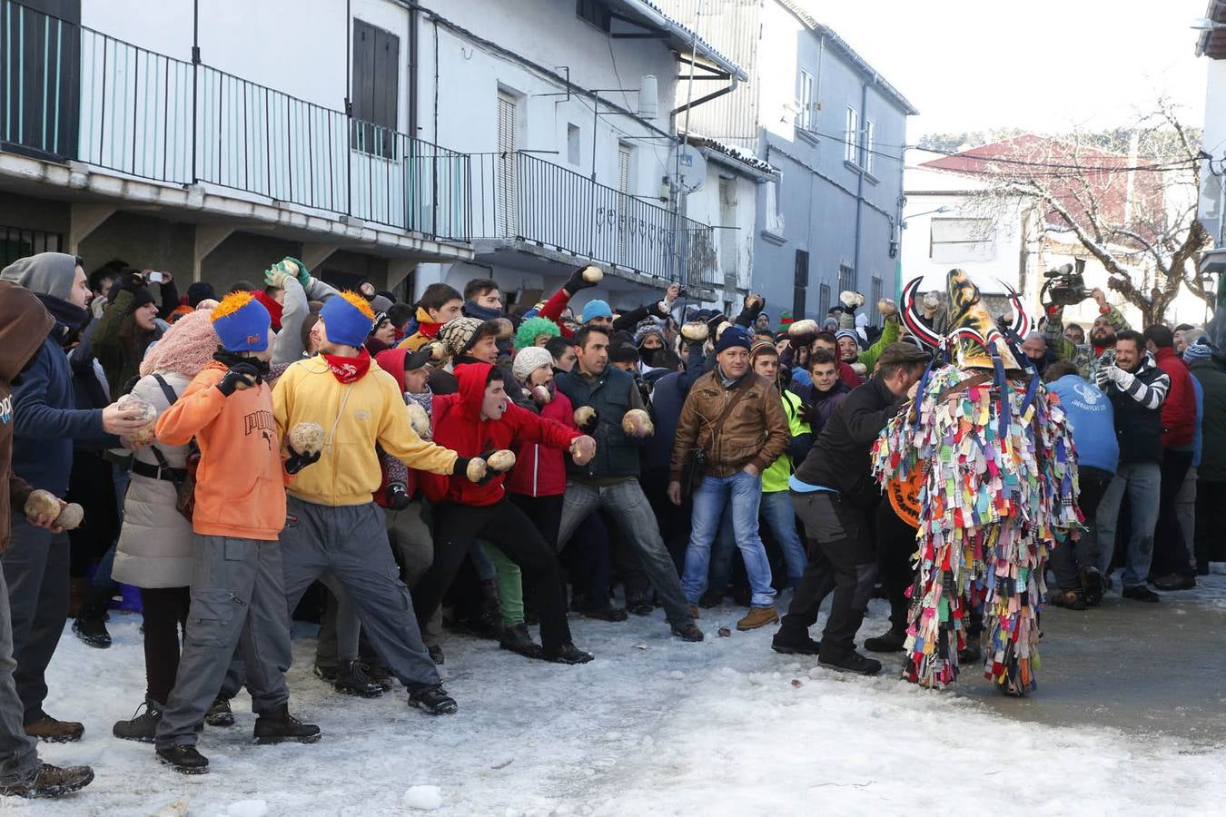 Piornal estrena a &quot;nabazo limpio&quot; la declaración nacional de Jarramplas