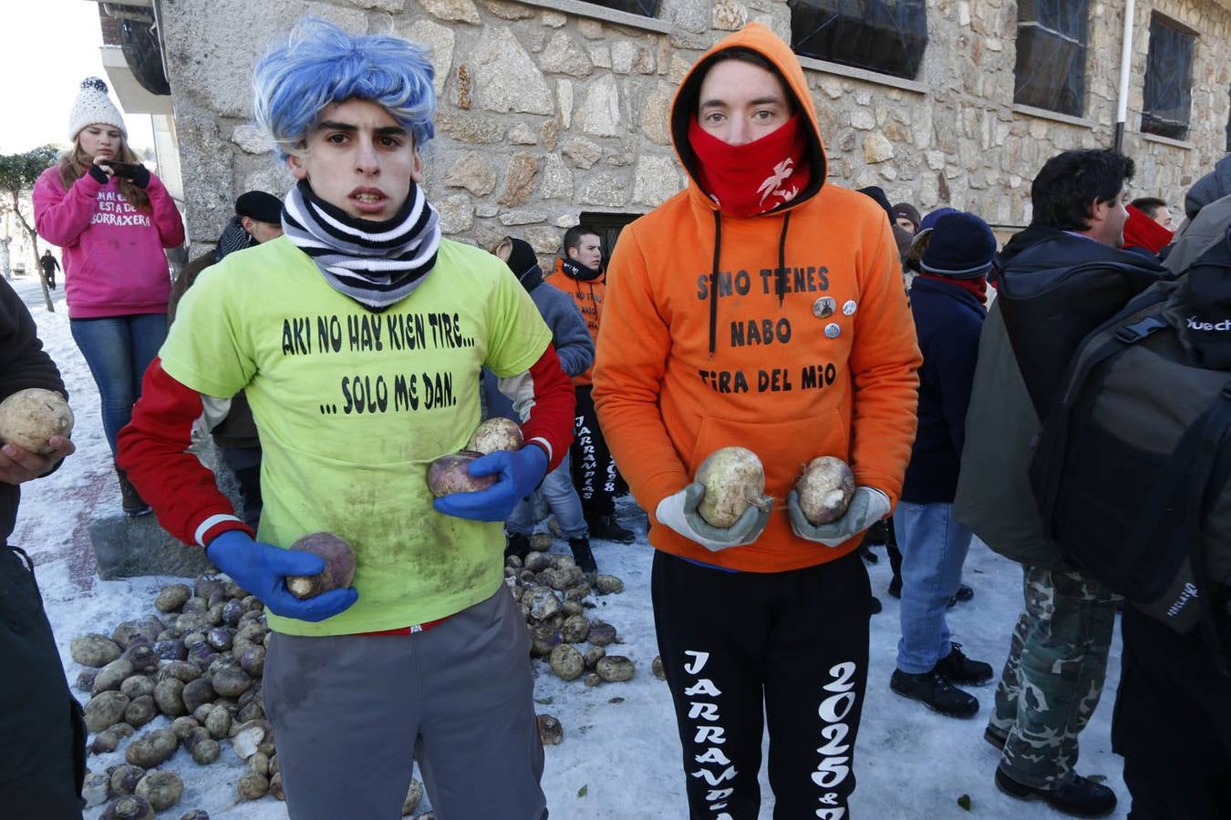 Piornal estrena a &quot;nabazo limpio&quot; la declaración nacional de Jarramplas