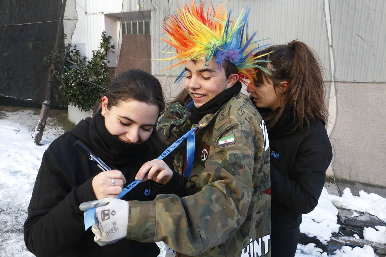 Piornal estrena a &quot;nabazo limpio&quot; la declaración nacional de Jarramplas