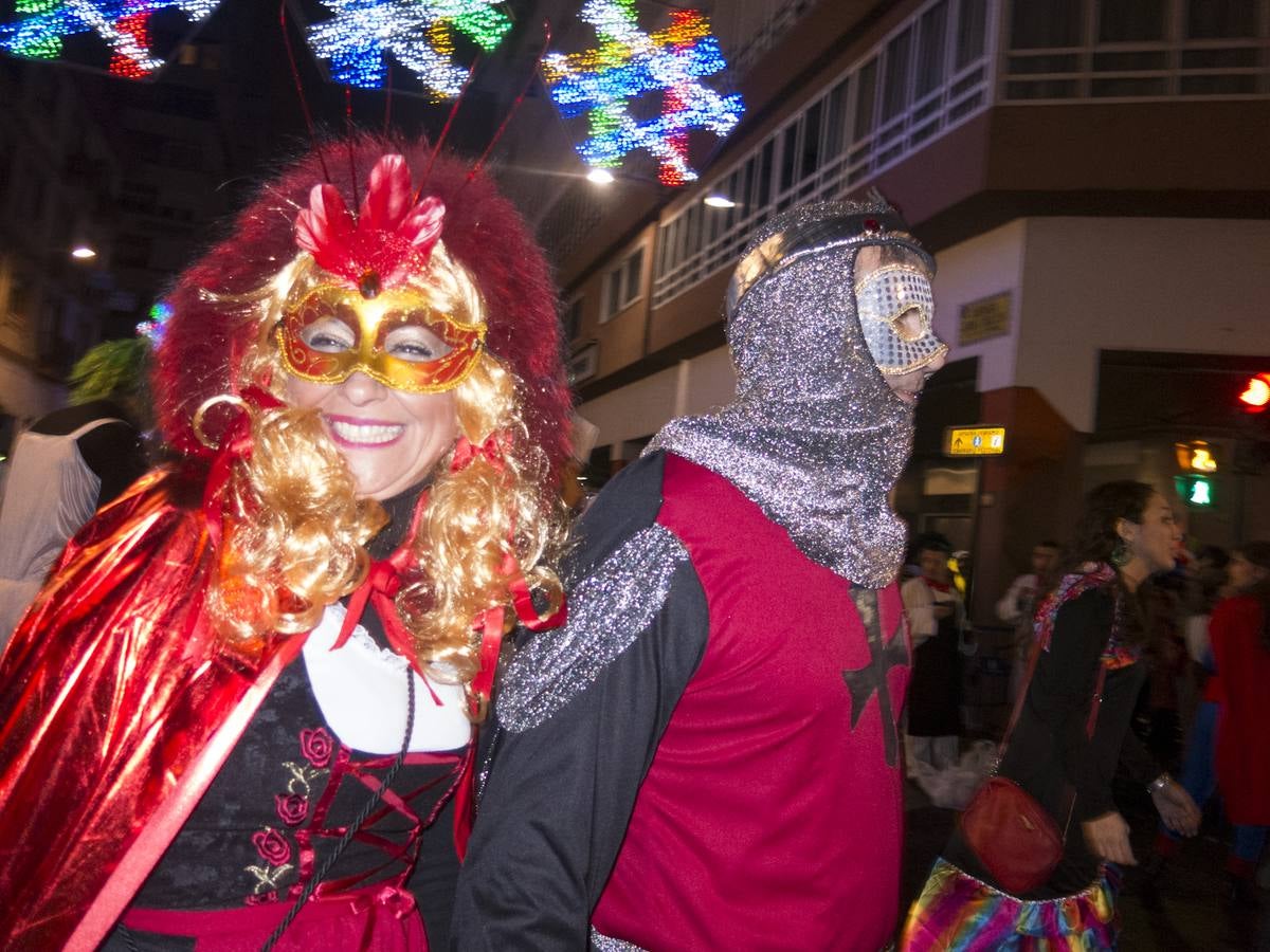 Ambiente nocturno en el sábado de Carnaval