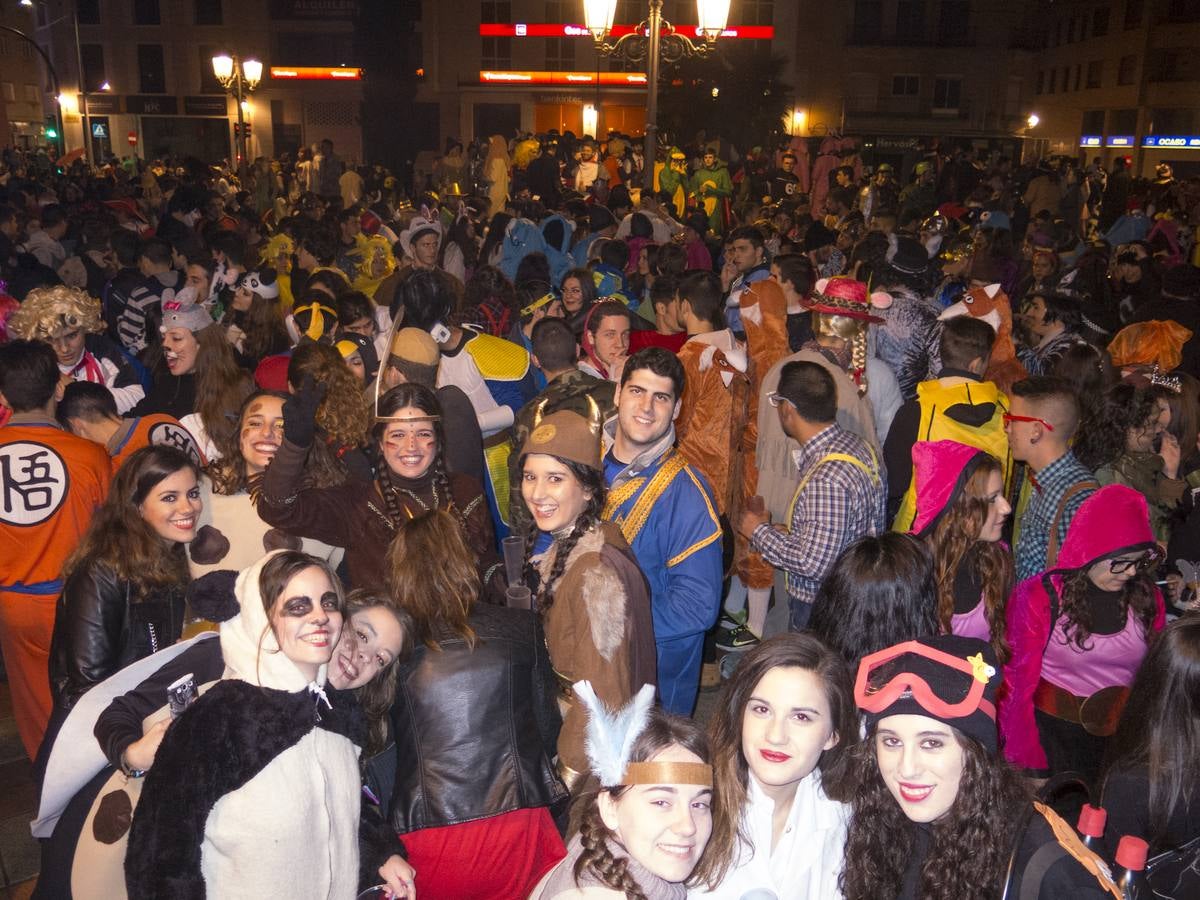 Ambiente nocturno en el sábado de Carnaval