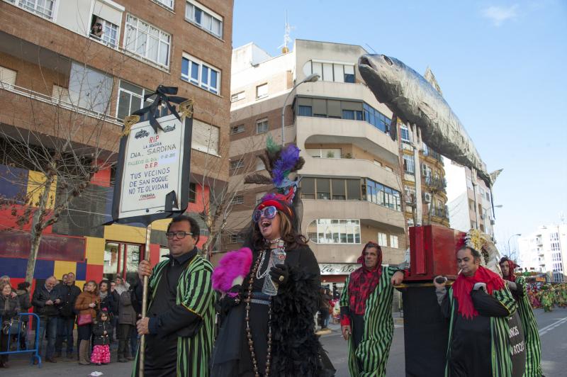 Badajoz despide su Carnaval con el Entierro de la sardina