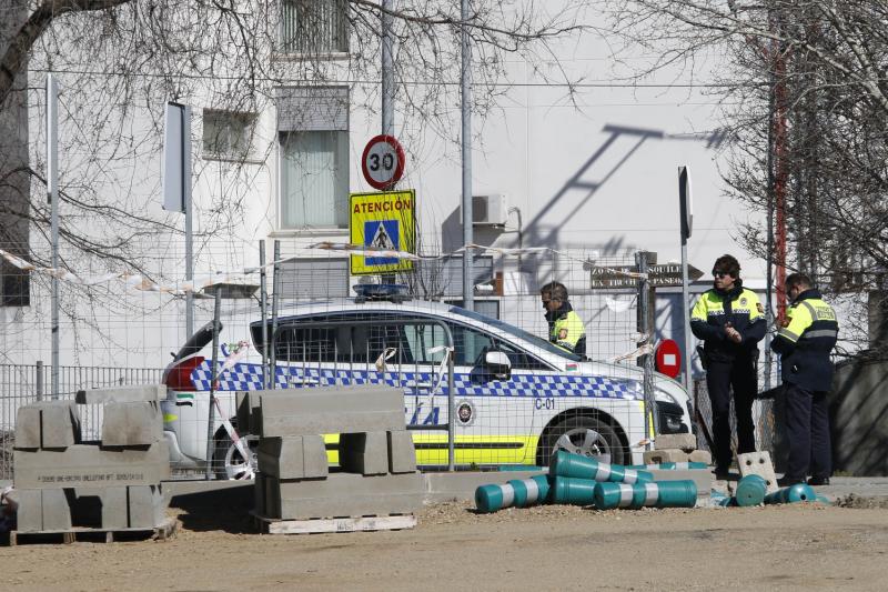 Efectos del temporal en Plasencia