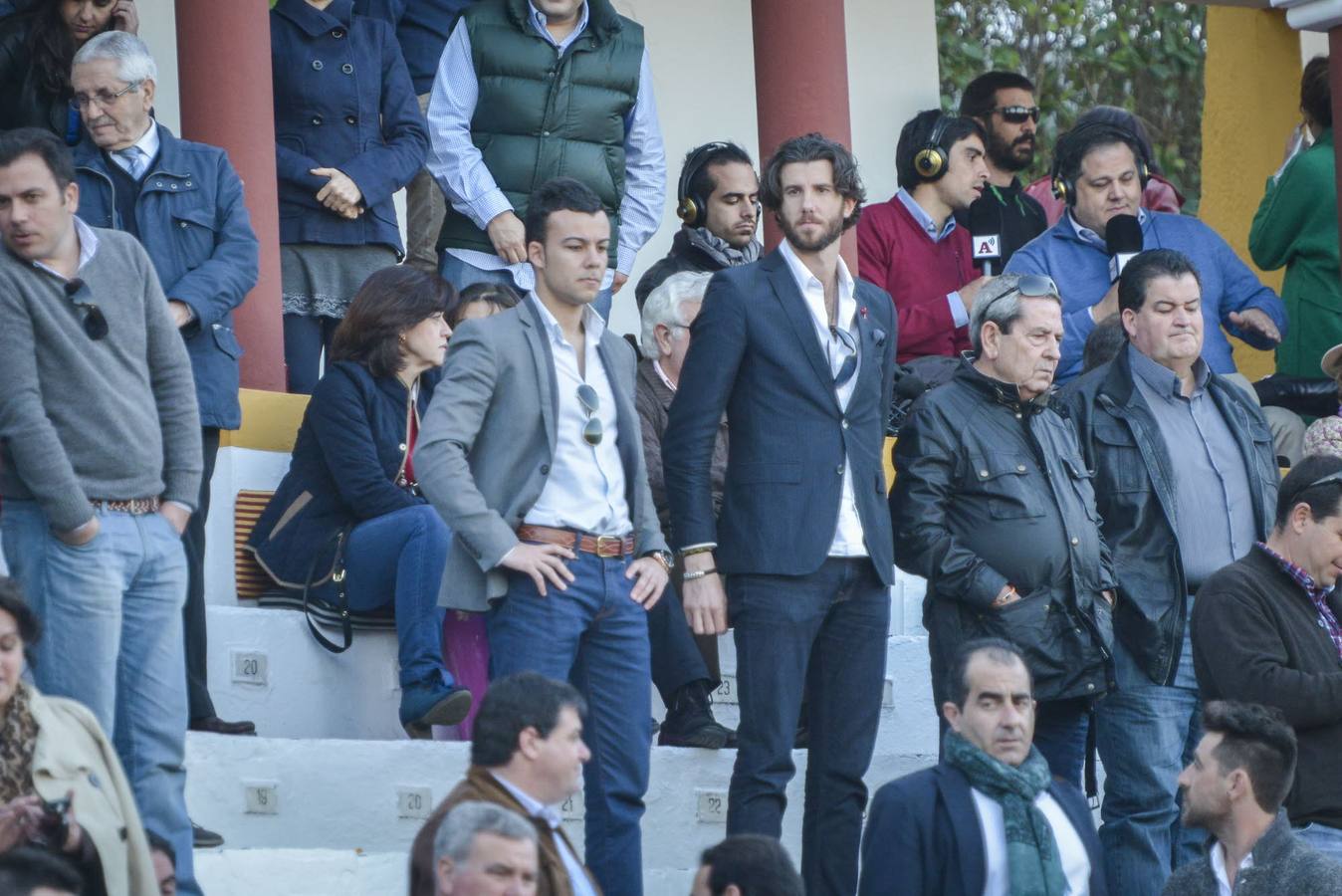 Ambiente en la plaza de toros de Olivenza 2014