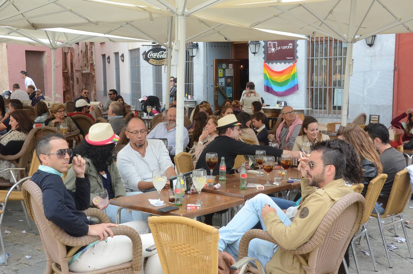 Los Palomos desafían a la lluvia