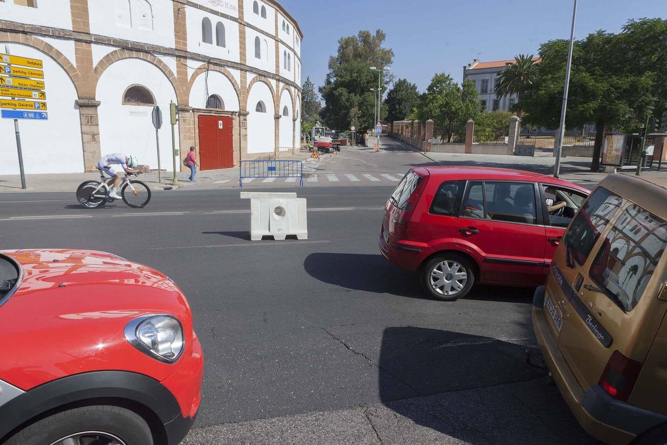 Problemas circulatorios en Cáceres por el campeonato ciclista
