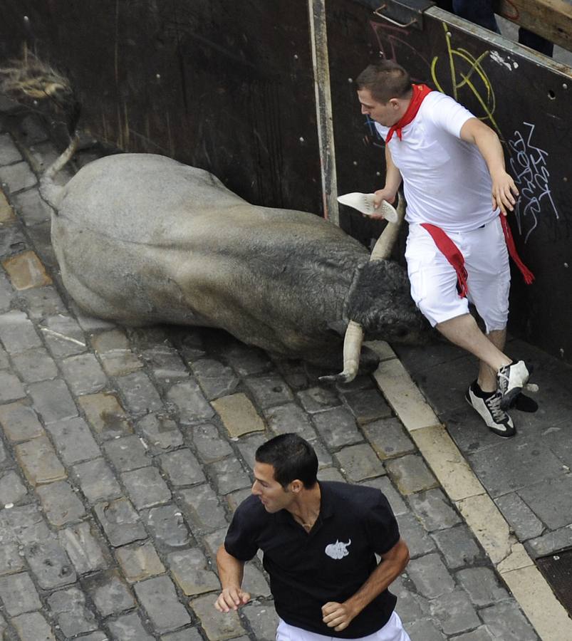 Quinto encierro de Sanfermines peligroso