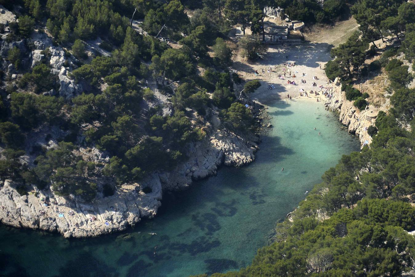 El Parque Nacional de Calanques de la ciudad de Marsella.