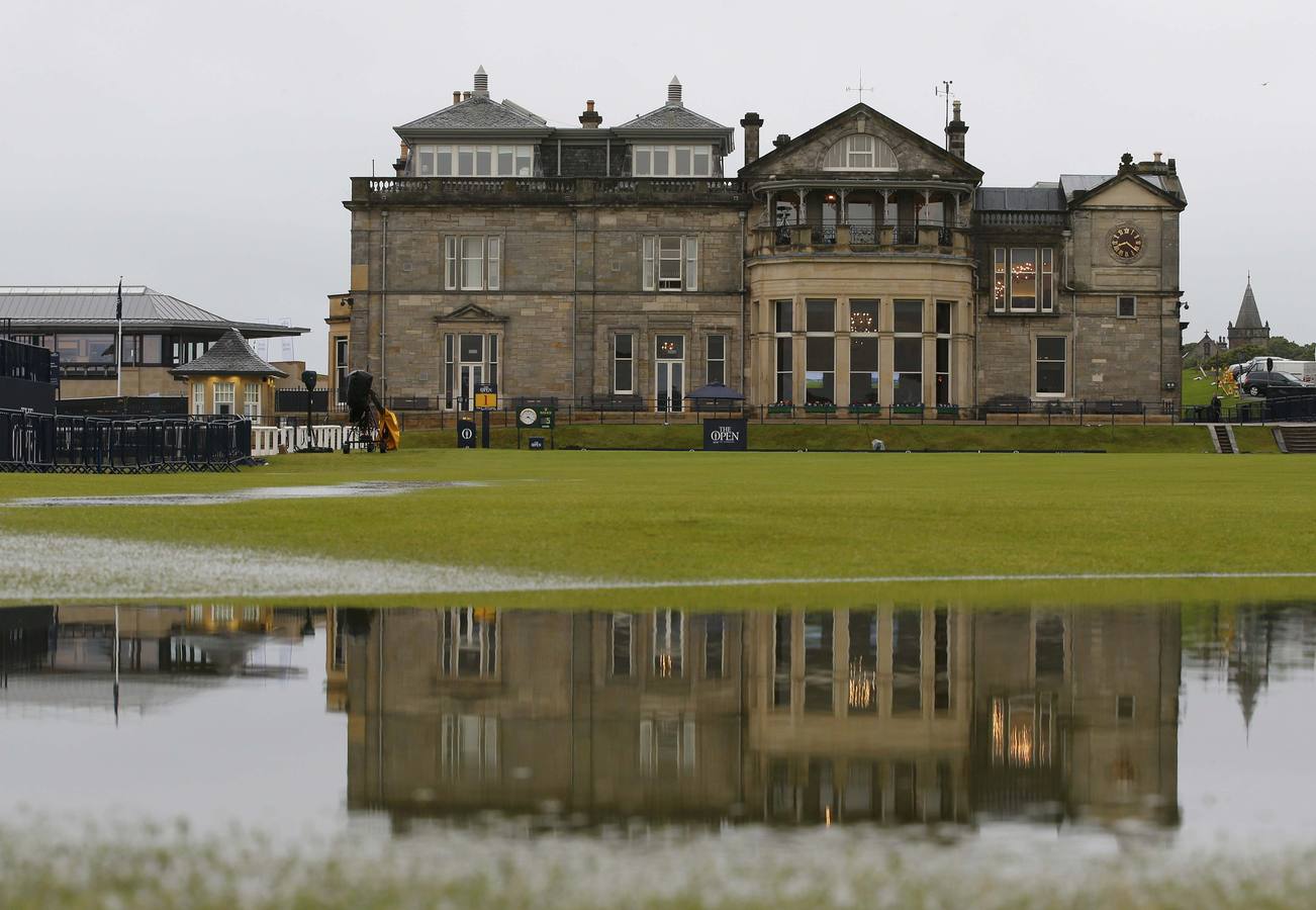 Se supende por lluvia la segunda ronda del British Open de golf