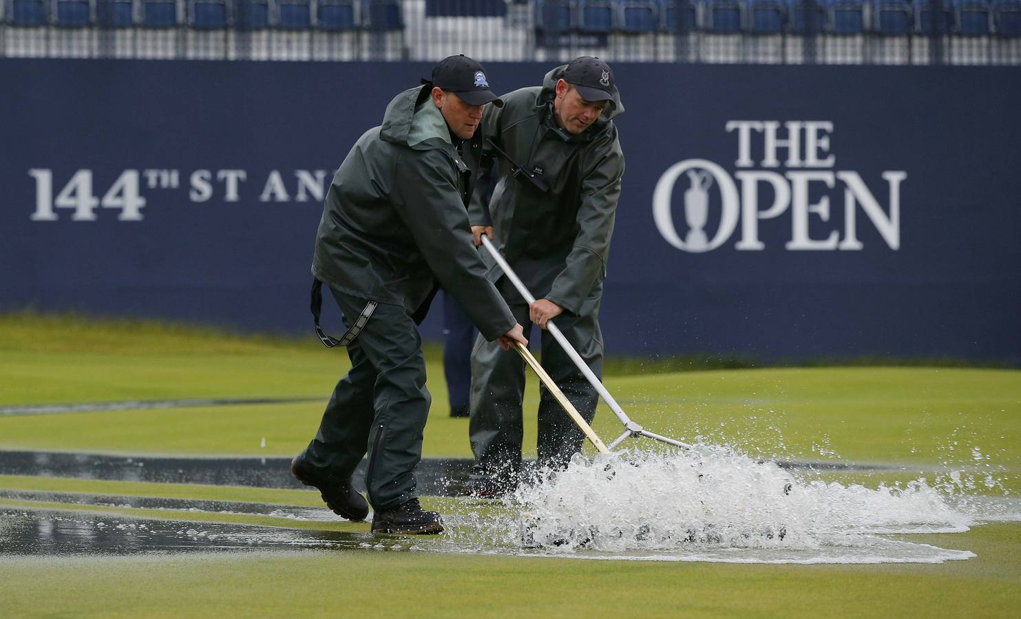 Se supende por lluvia la segunda ronda del British Open de golf