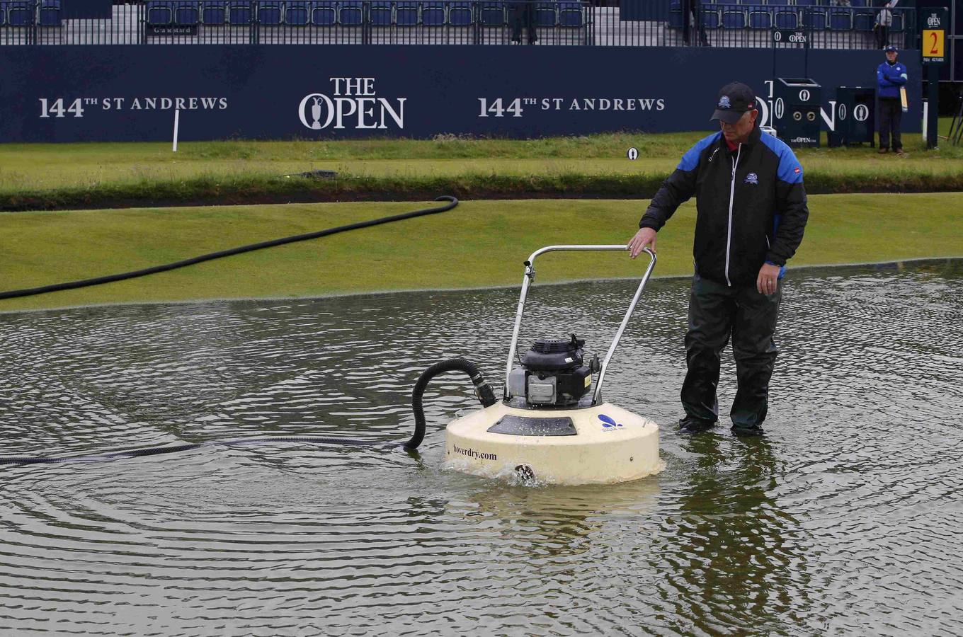 Se supende por lluvia la segunda ronda del British Open de golf