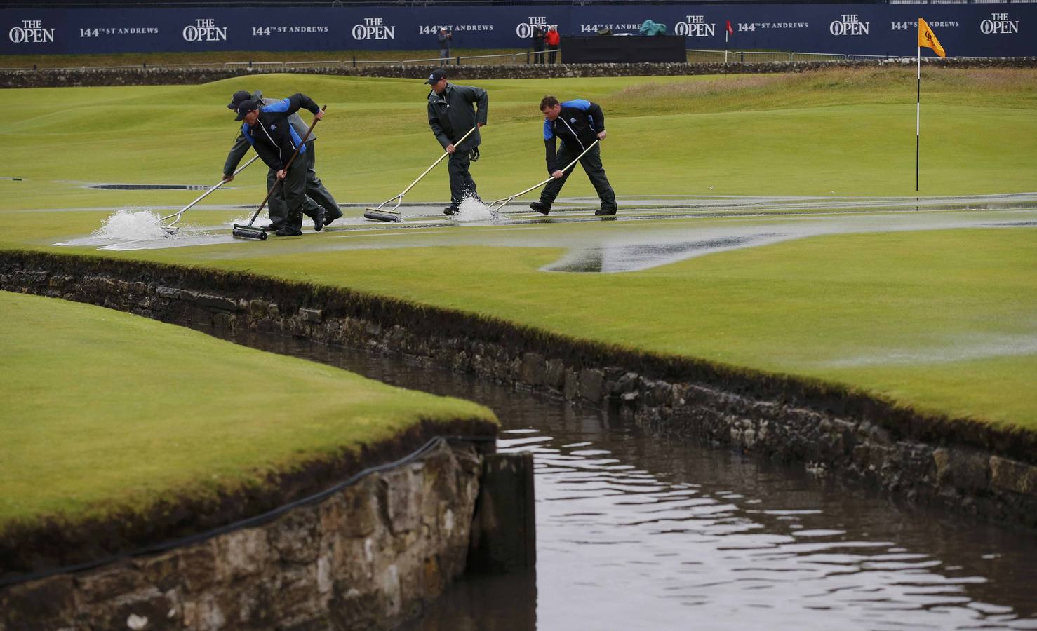 Se supende por lluvia la segunda ronda del British Open de golf