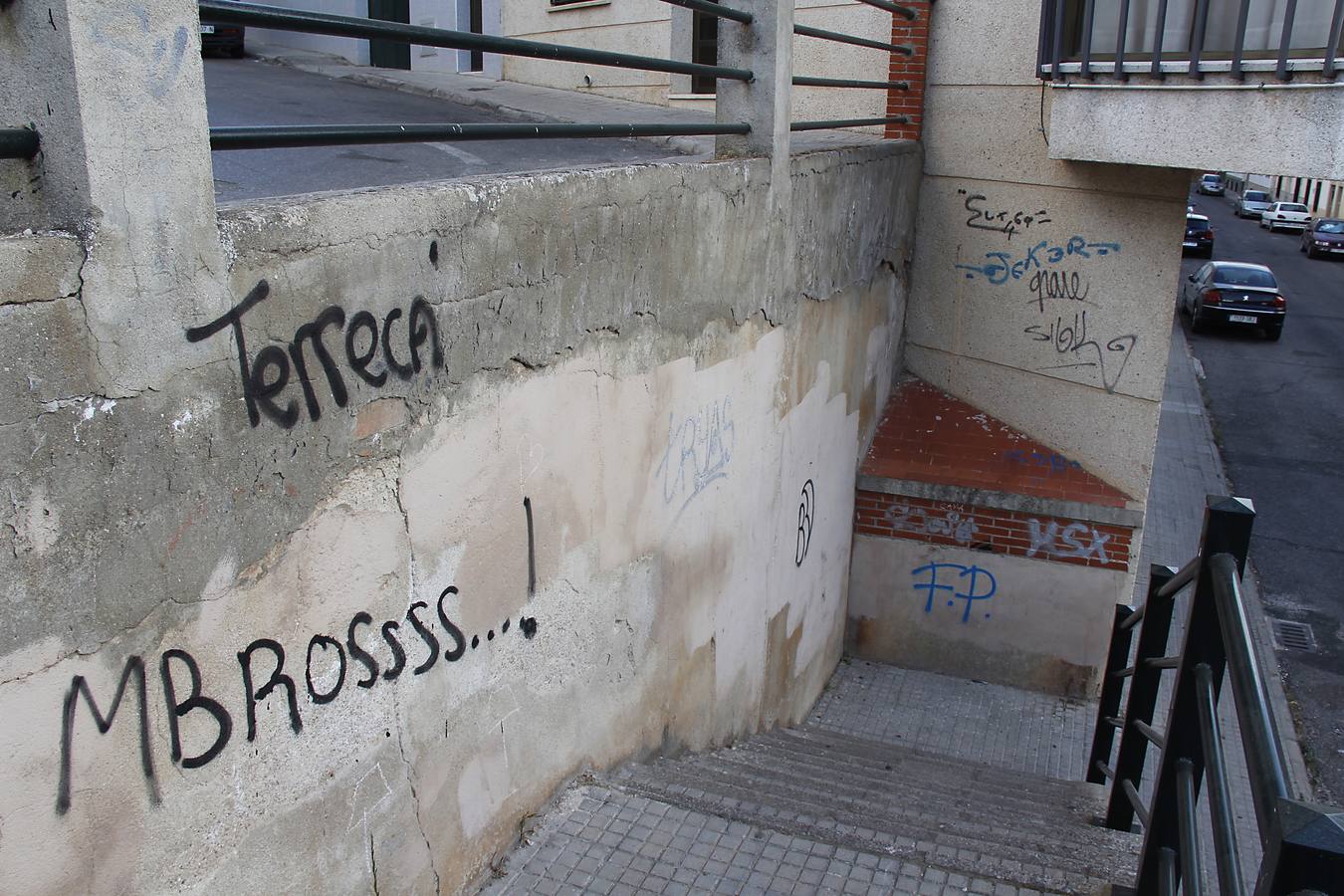 La Plaza de Italia, objeto de una oleada de pintadas