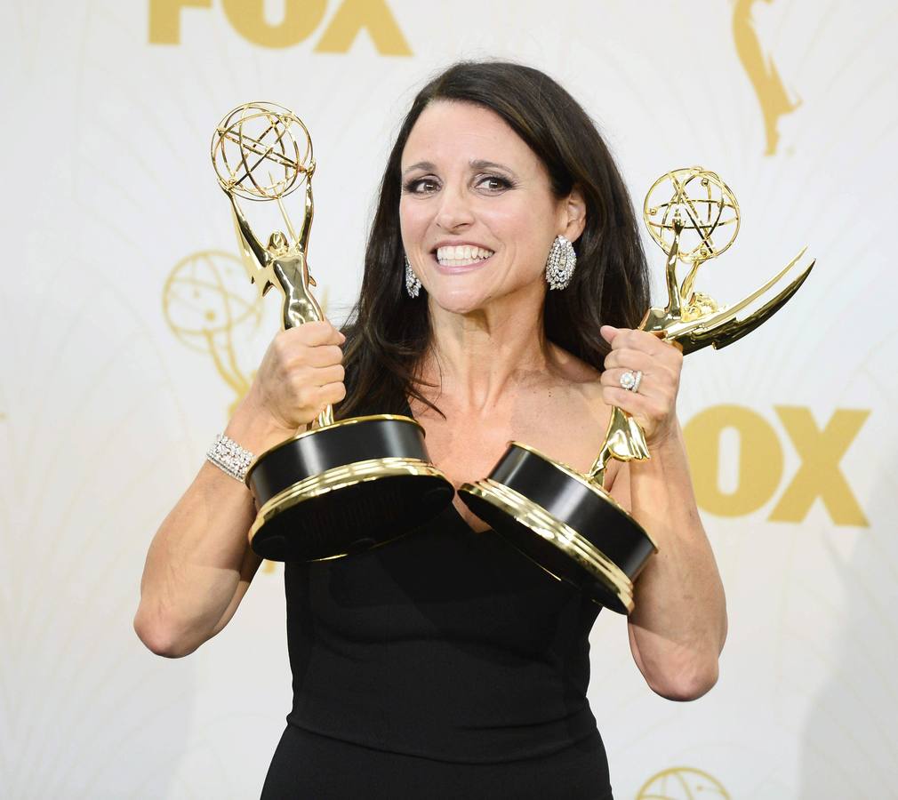 Julia Louis-Dreyfus, ganadora del Emmy a la mejor actriz de comedia por 'Veep'.