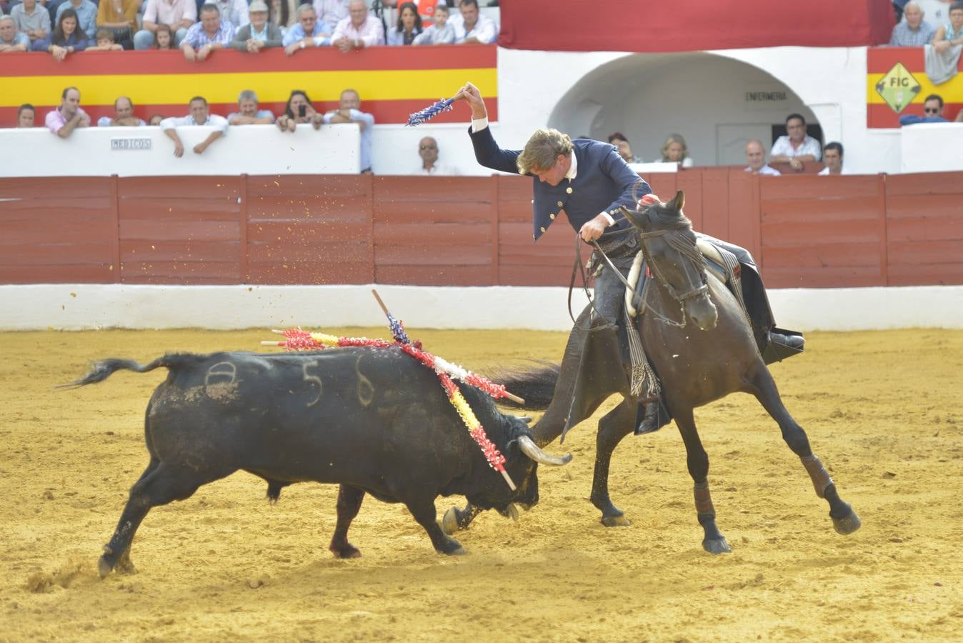 Tarde triunfal de rejones en Zafra