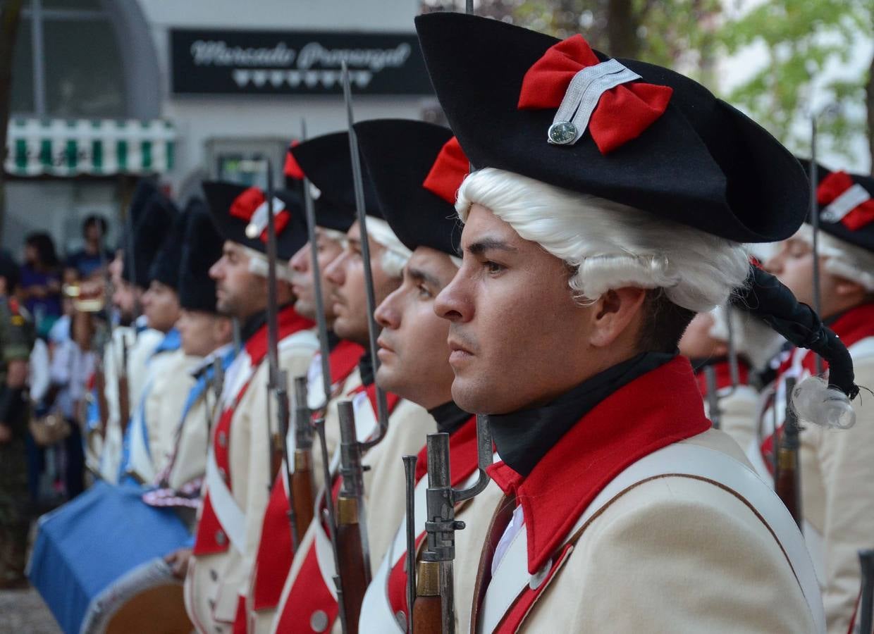 Retreta militar en Badajoz