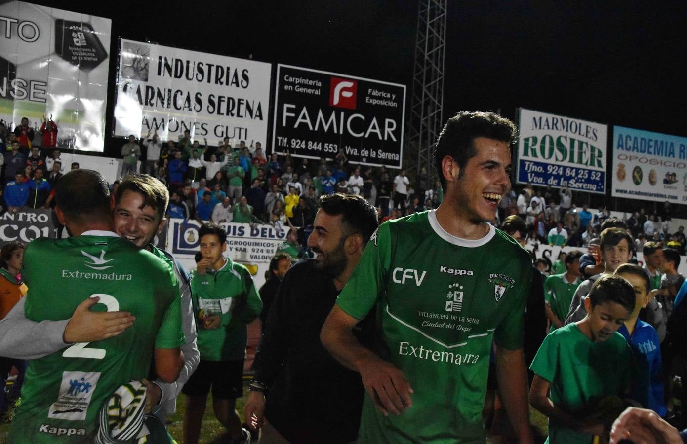Miércoles, 14 de octubre: El Villanovense consiguió el pase a los dieciseisavos la Copa del Rey. El estadio Romero Cuerda tendrá su regalo de jugar con un grande. Fotografía: Alejandro Calero