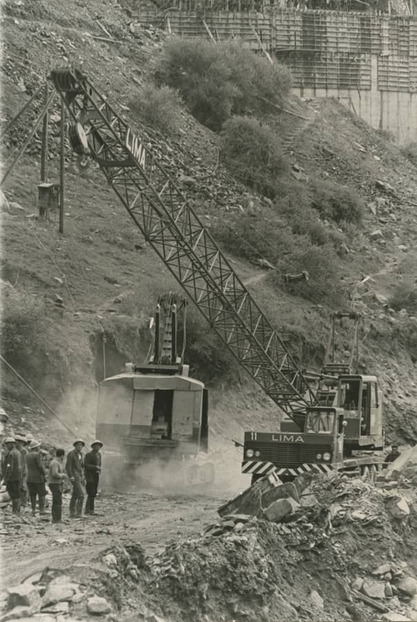 La grúa con la que José María Malmierca salvó a más de 30 vidas. Fotografía: Europa Press