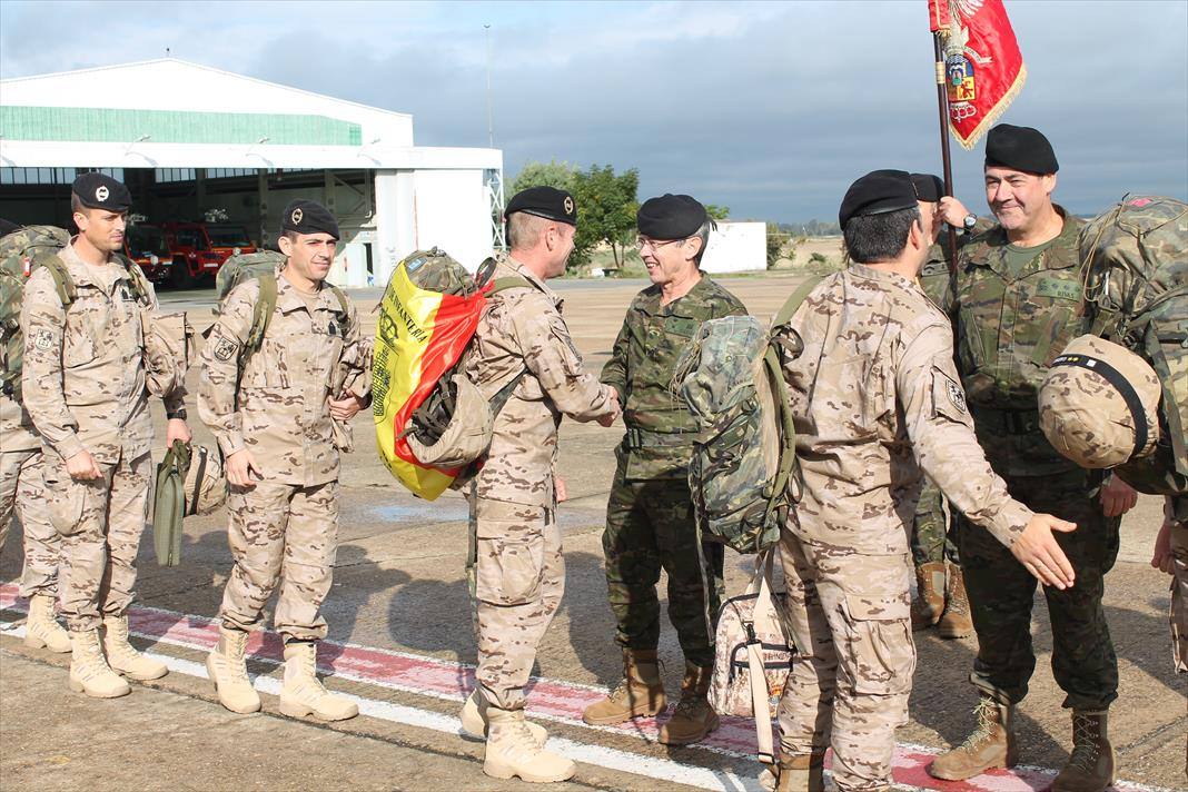 Parten los primeros 20 militares extremeños a Mali