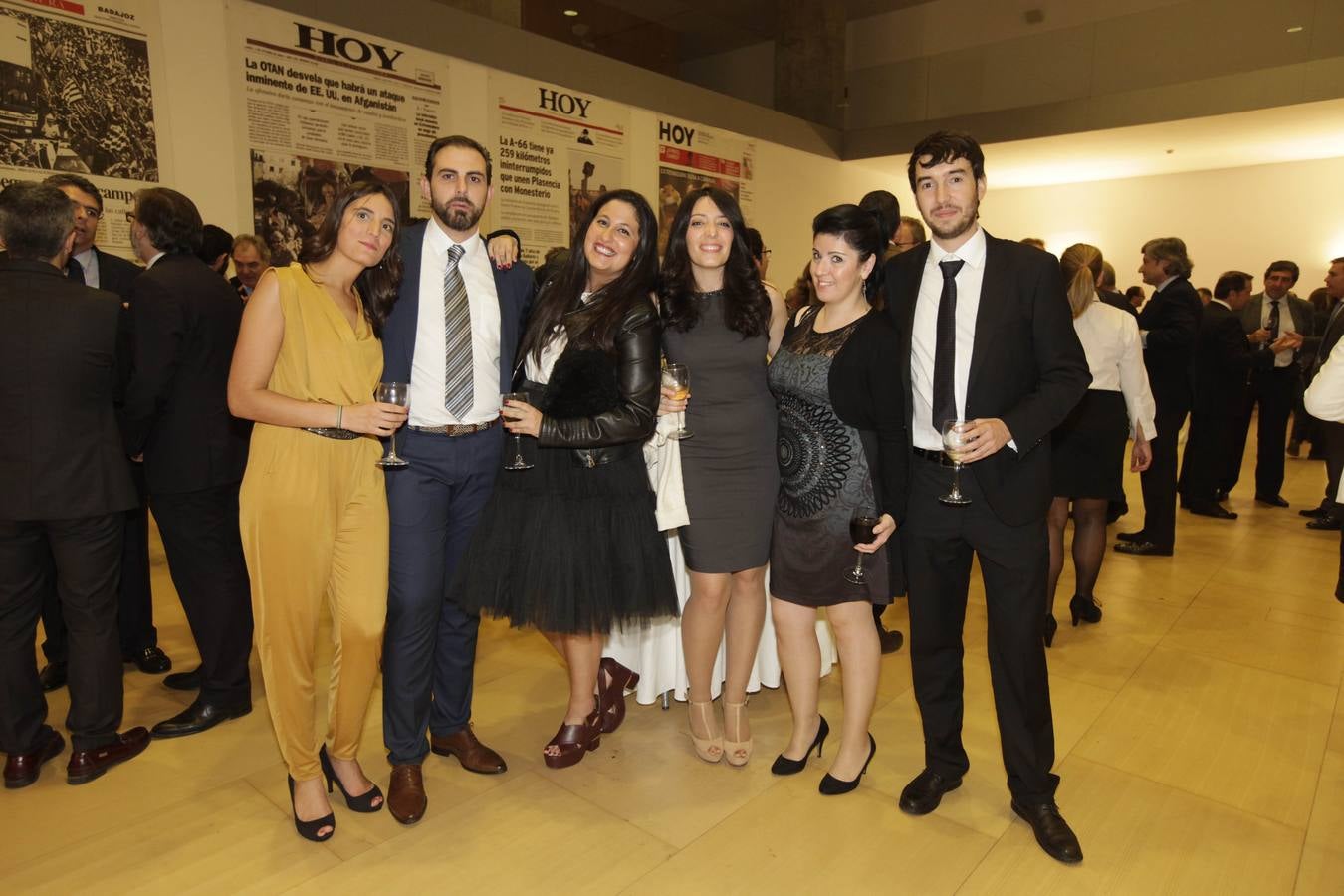 Cristina Cándido, Joaquín Prieto, Marta Pérez, Ángela Murillo, Isabel Redondo y José Luis Leal.