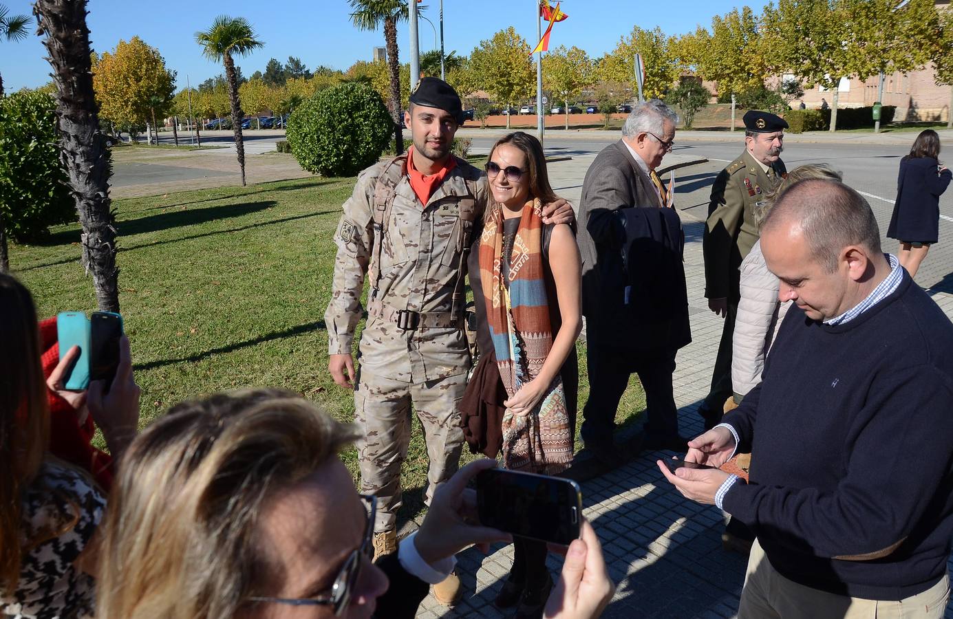 Acto de despedida de los 231 militares que viajarán a Irak