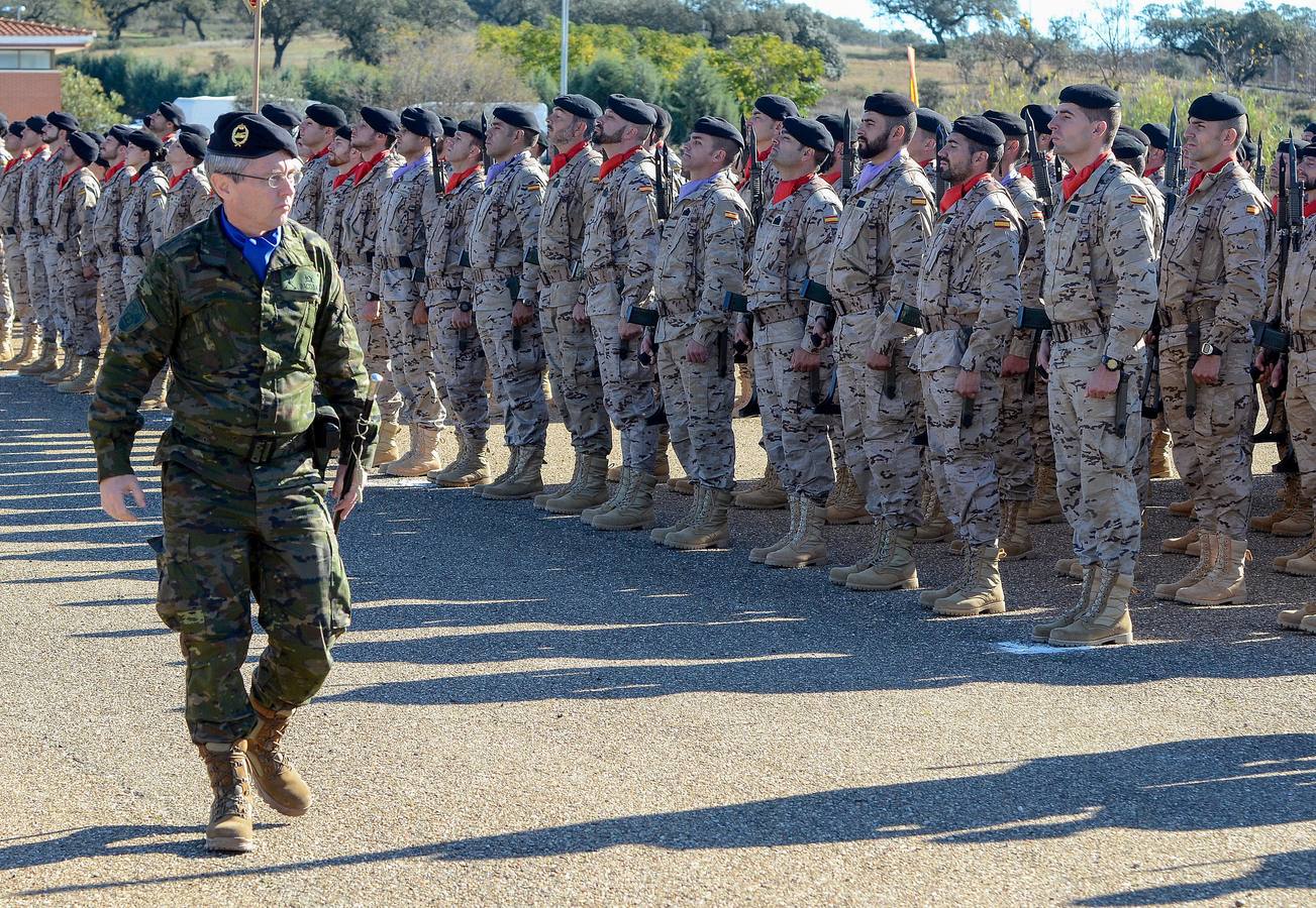 Acto de despedida de los 231 militares que viajarán a Irak