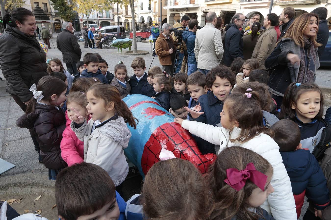 Inauguración de la Iberian Pork Parade en Plasencia