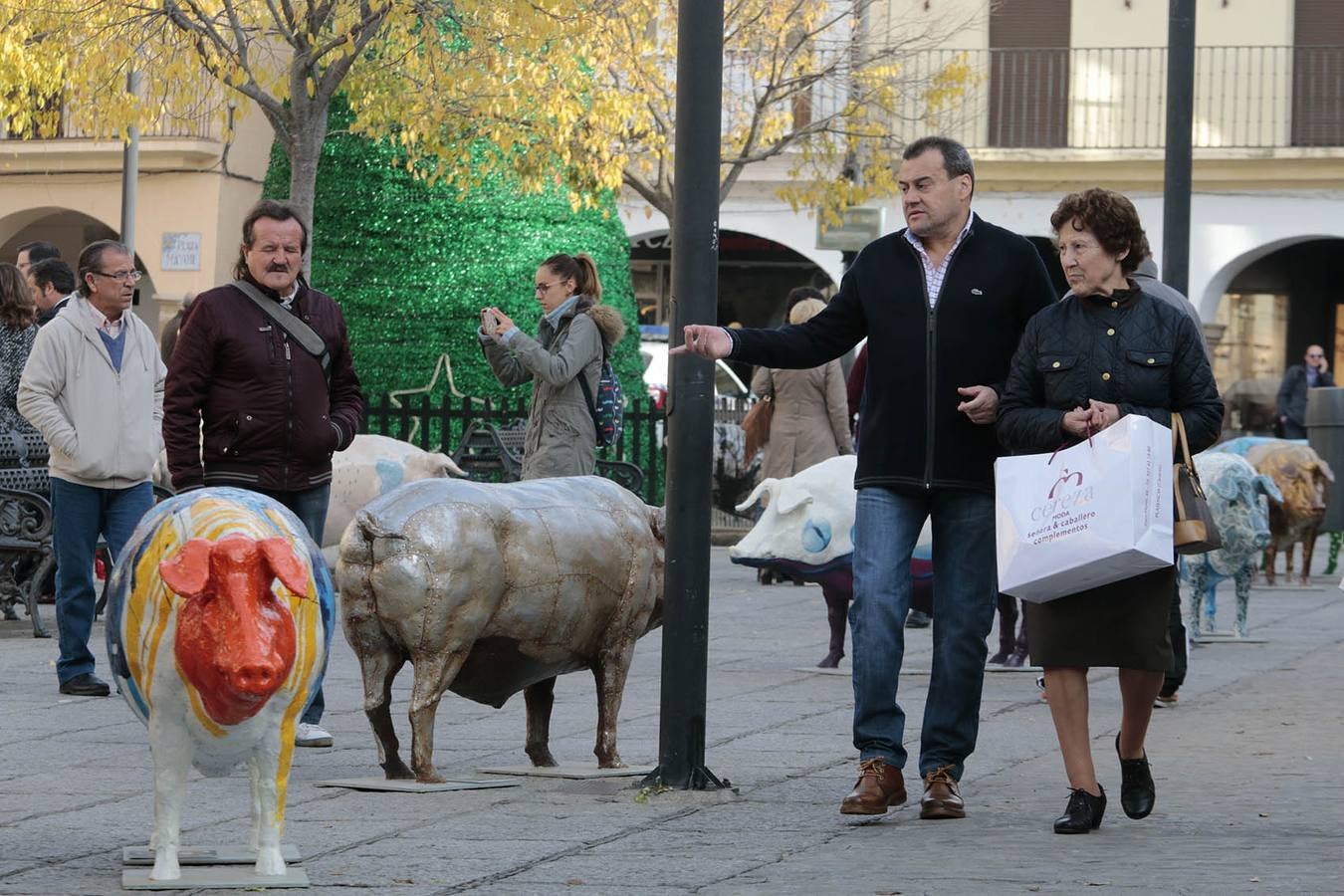 Inauguración de la Iberian Pork Parade en Plasencia