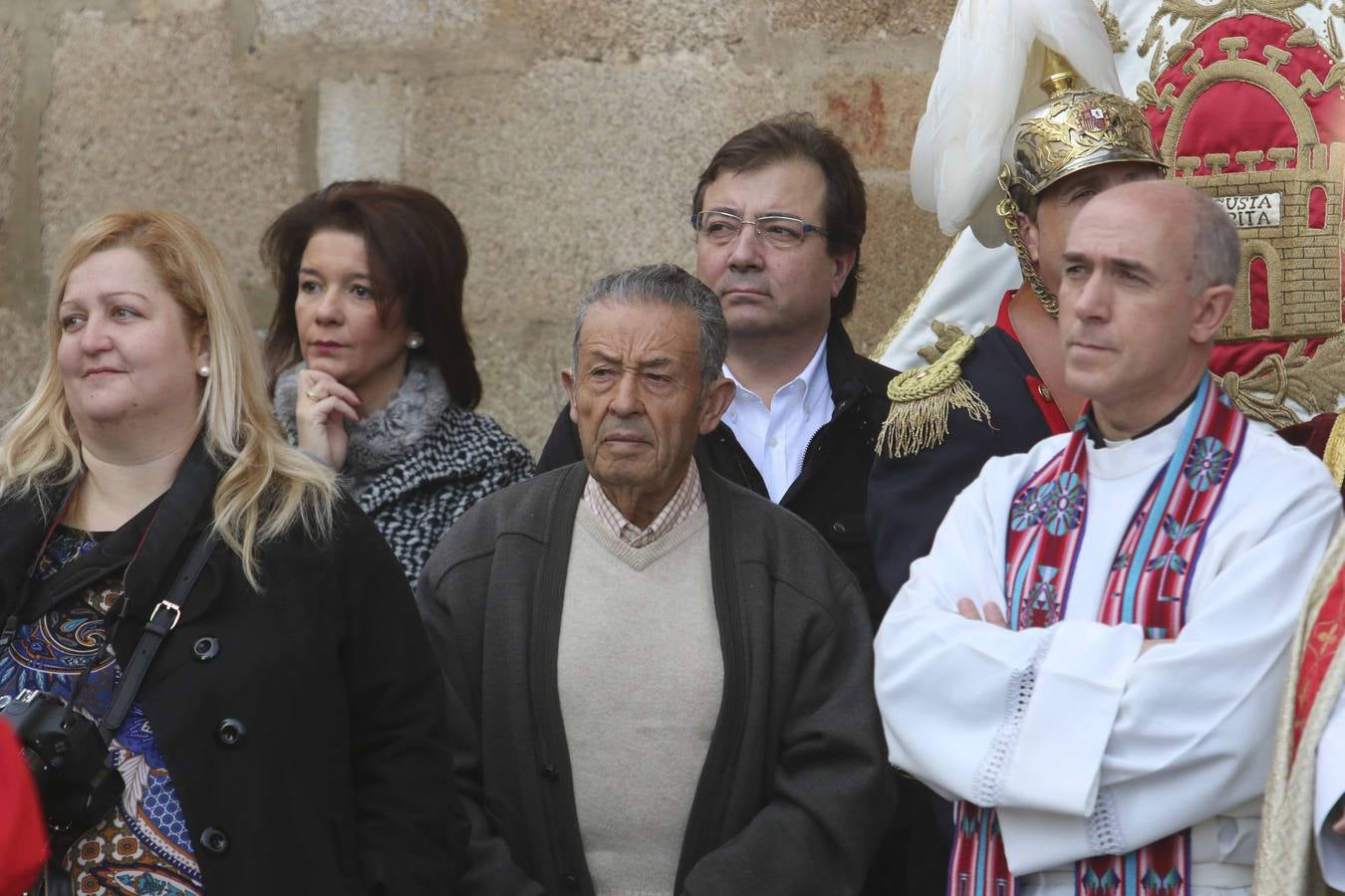 Santa Eulalia procesiona desde la Concatedral de Mérida