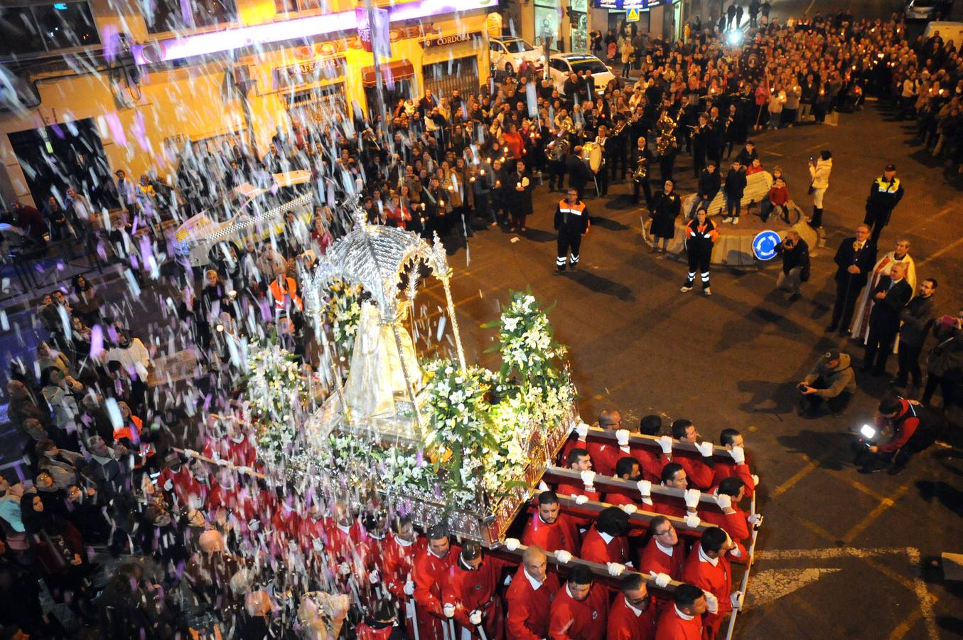 Miércoles, 9 de diciembre. Unas 2000 personas participaron en la XX Peregrinación en honor a Santa Eulalia desde la Ermita de Perales en Arroyo Fotografías: Brígido Fernández