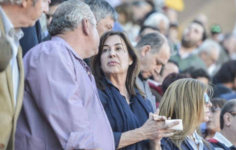 Ambiente y tendidos en el sábado en la Feria de Olivenza.